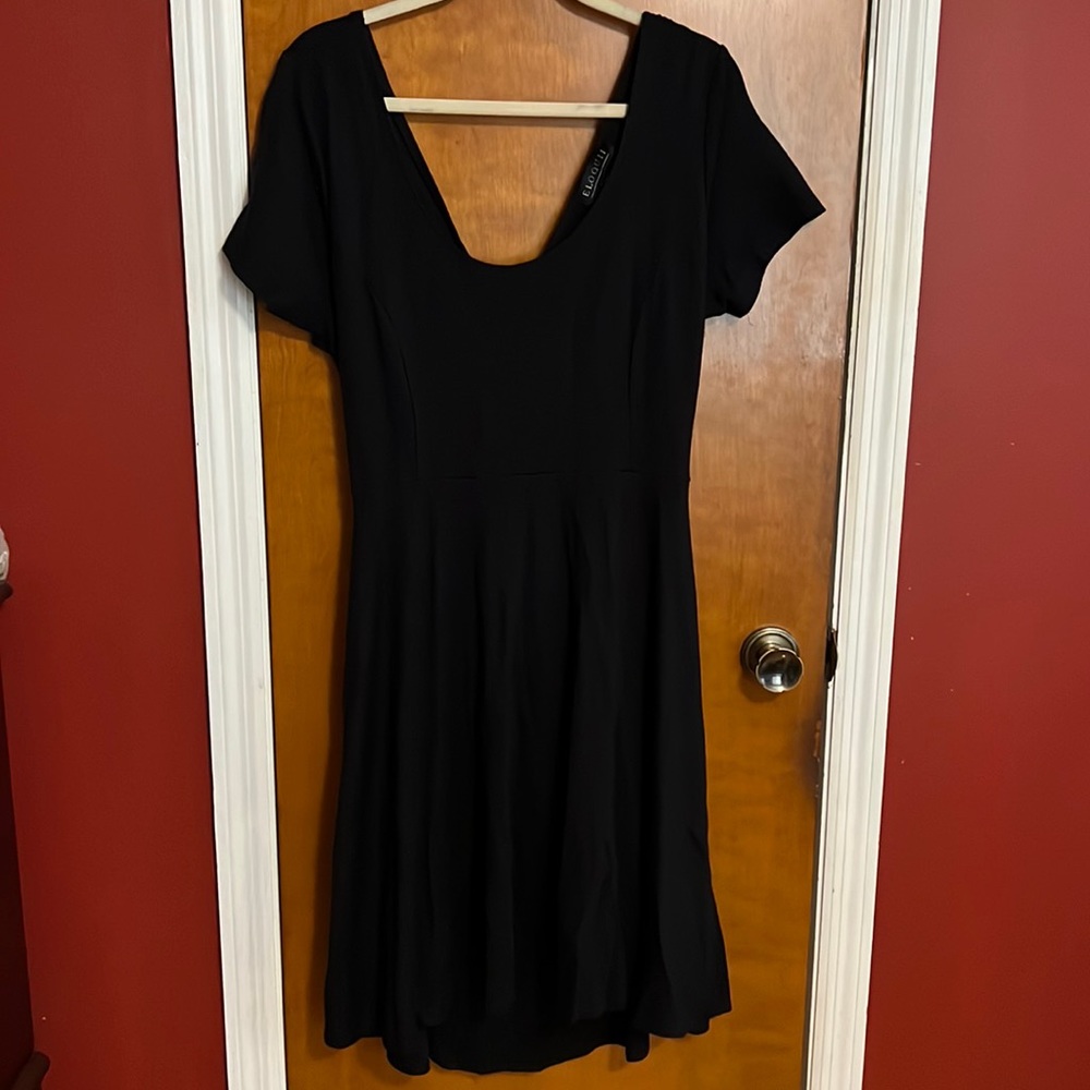 Comfortable black dress Size 18